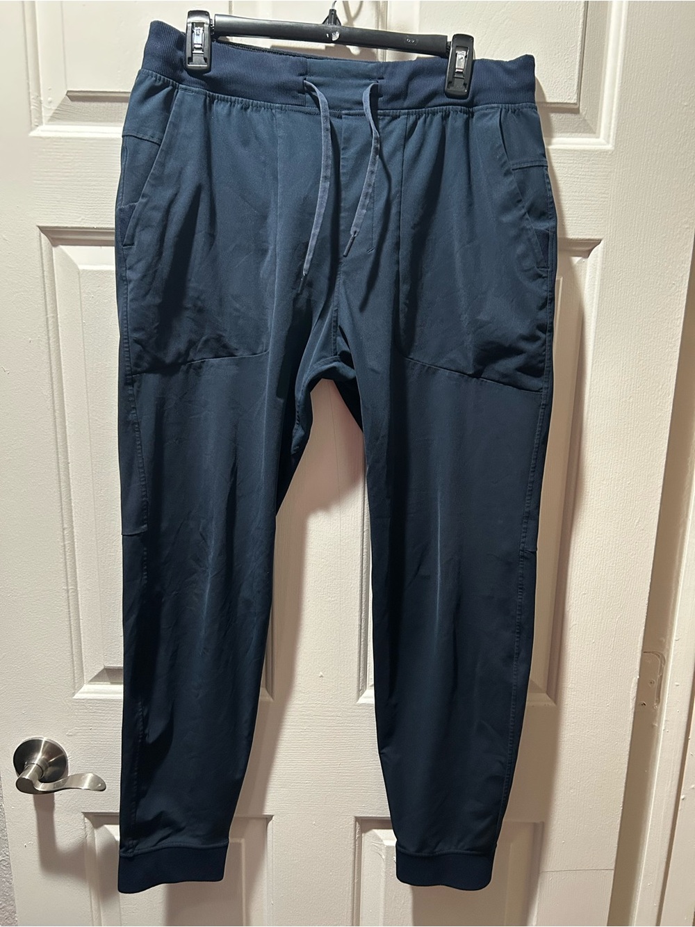 Lululemon Men's ABC Warpstreme Navy Blue Joggers Size Large